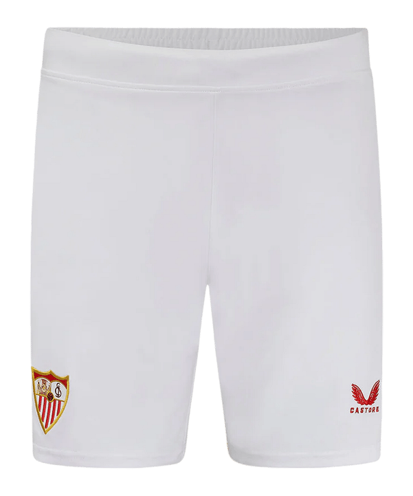 Castore FC Sevilla Short Home 2024/2025 Kids Weiss F001 - weiss