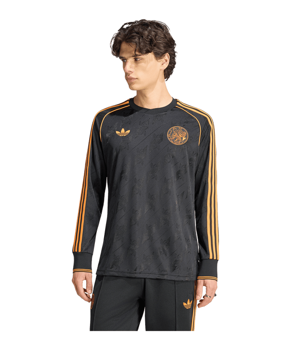 adidas Originals Ajax Amsterdam Maillot à manches longues Noir - noir
