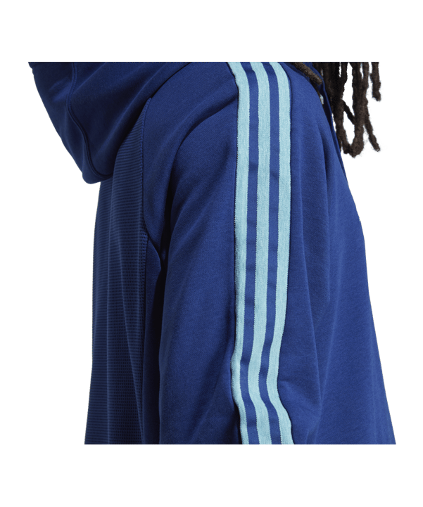 adidas Tiro Hoody Blau - blau