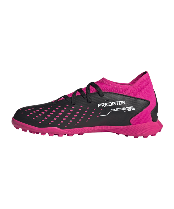 adidas Predator Accuracy.3 TF Own Your Football Kids Schwarz Weiss Pink - schwarz