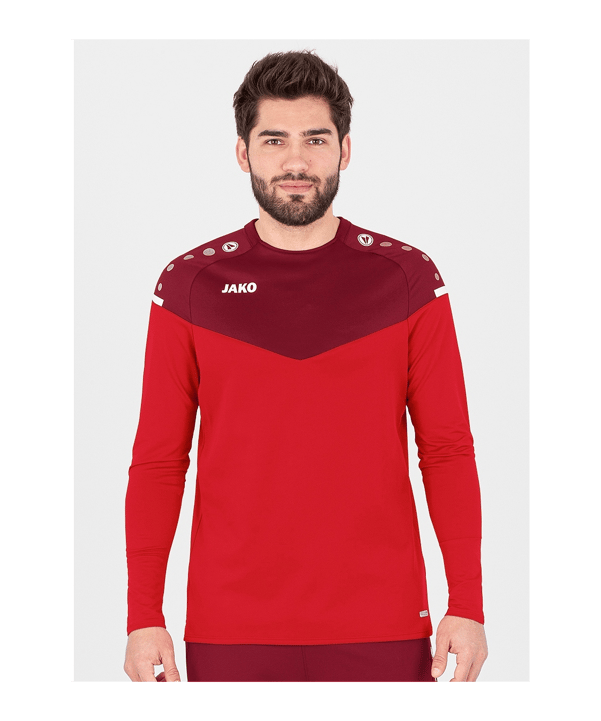 JAKO Champ 2.0 Sweatshirt Enfants Rouge C001 - rouge