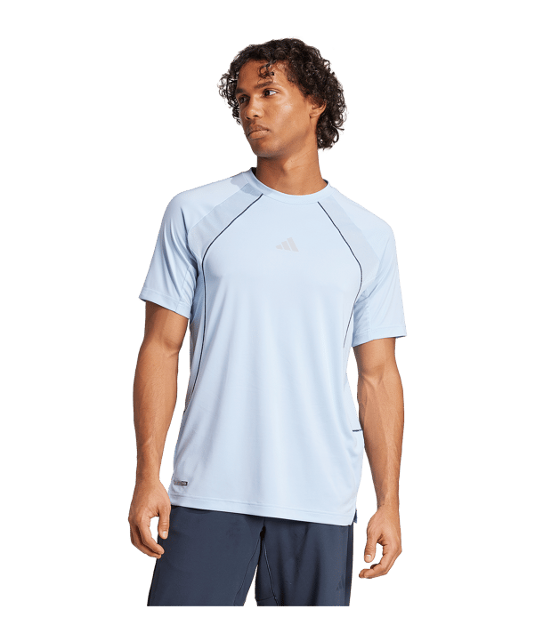 adidas Tech Apparel Climacool T-Shirt Blau - blau