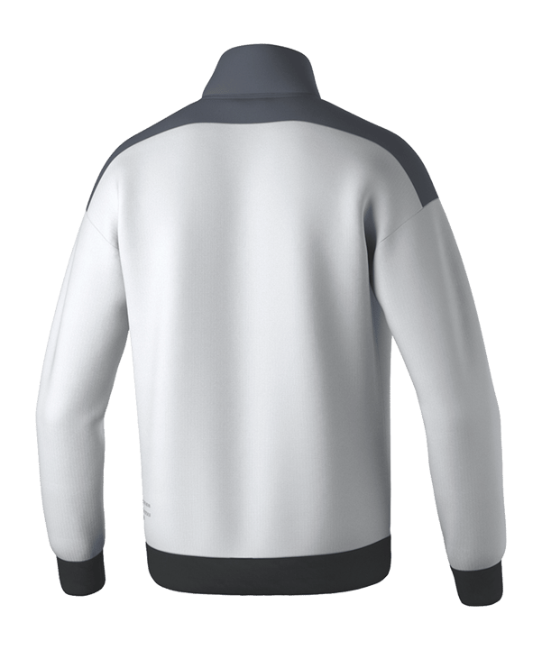 Erima Change Trainingsjacke Weiss Grau Schwarz - weiss