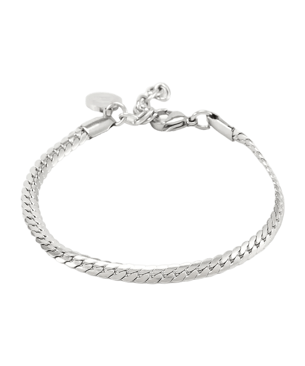Galatasaray Istanbul Stahl Armbinde Silber - silber