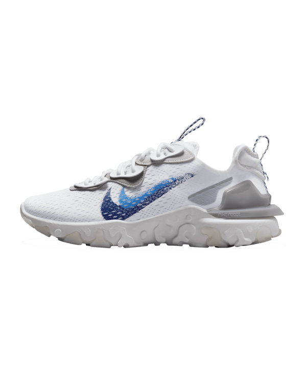 Nike React Vision Weiss Blau F100 - weiss