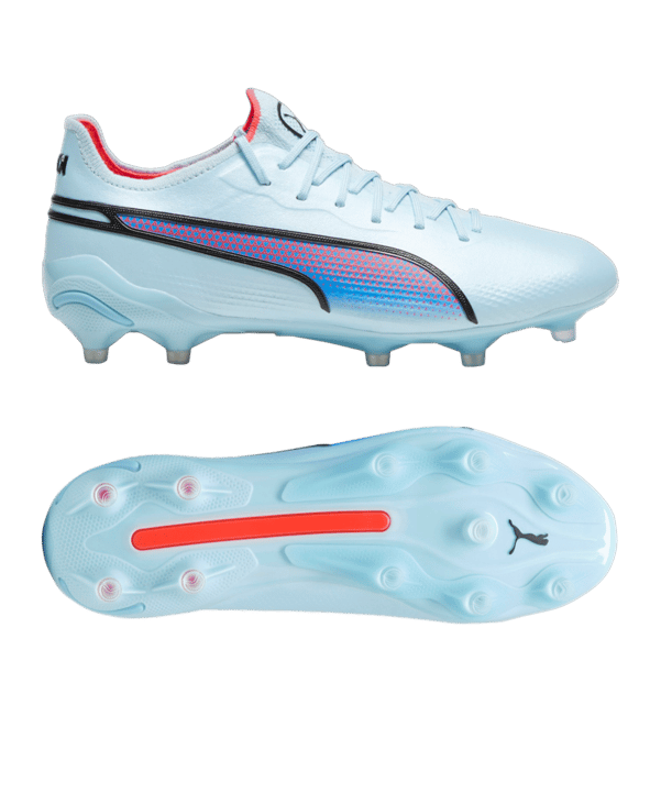 PUMA KING Ultimate FG/AG Damen Breakthrough  Blau F01 - weiss