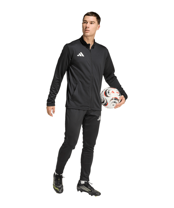 adidas Entrada 26 Trainingsjacke Schwarz - schwarz