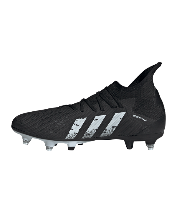 adidas Predator FREAK.3 SG Superstealth Schwarz Weiss - schwarz