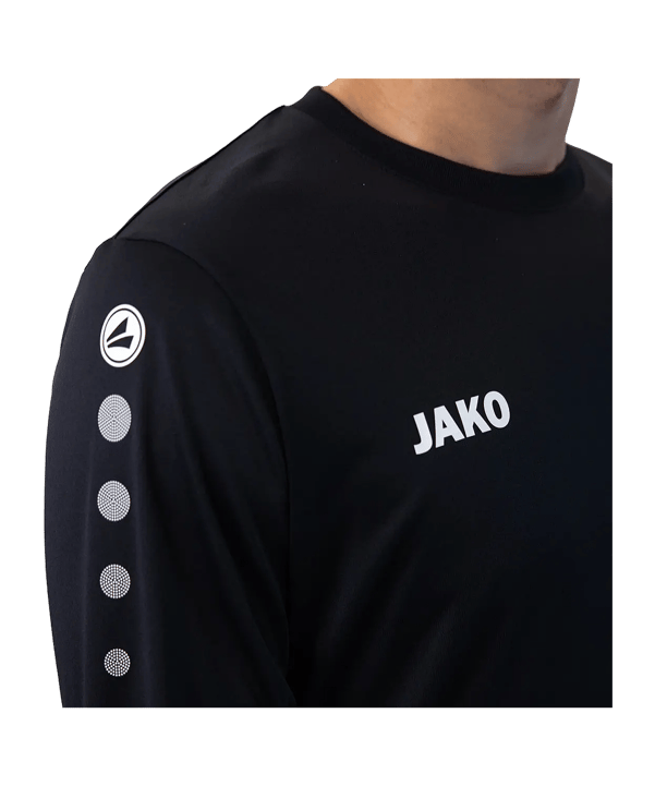 JAKO Team Shirt met lange mouwen Kids Zwart K08 - zwart