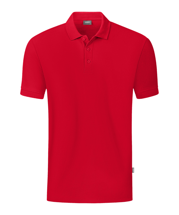JAKO Polo Enfants Rouge C100 - rouge
