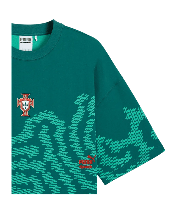 PUMA FPF Portugal Salehe T-Shirt Grün F41