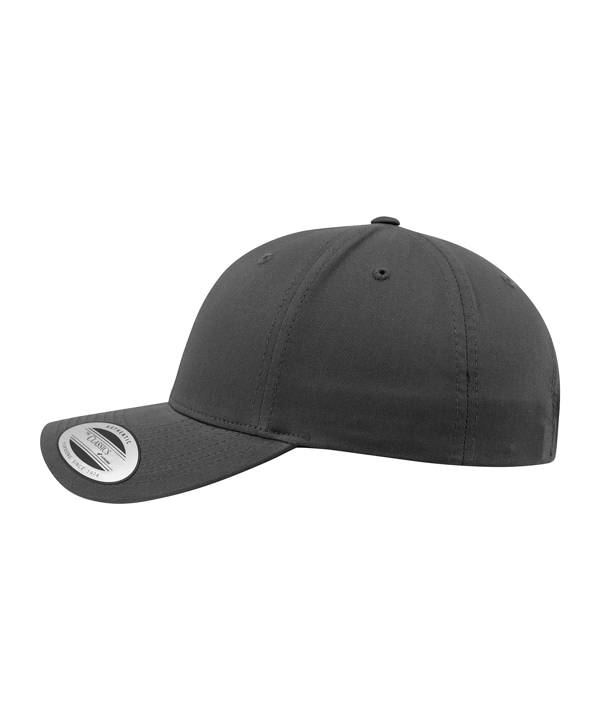 Merch Curved Classic Snapback Cap Charcoal - braun