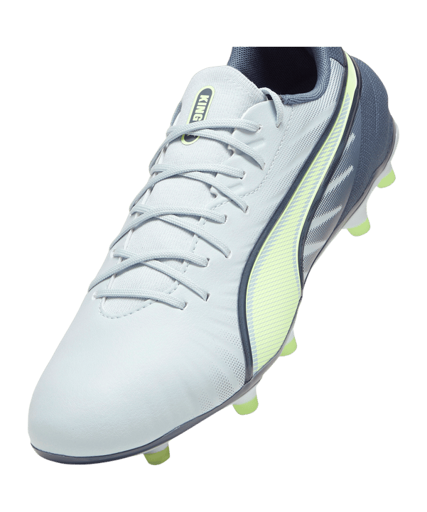PUMA KING Match FG/AG Lights Out Blau Grün F03 - blau