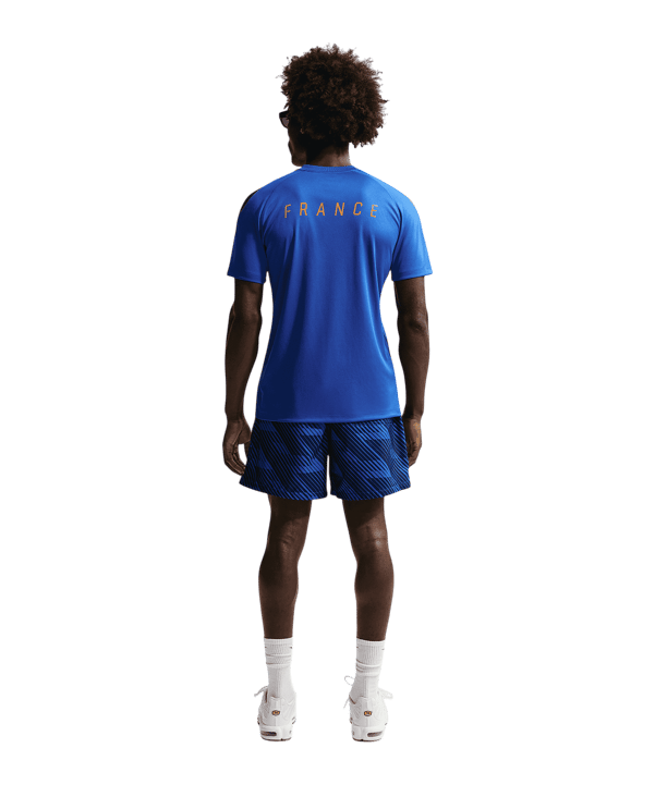 Nike FFF Frankreich Trainingsshirt Blau F480 - blau