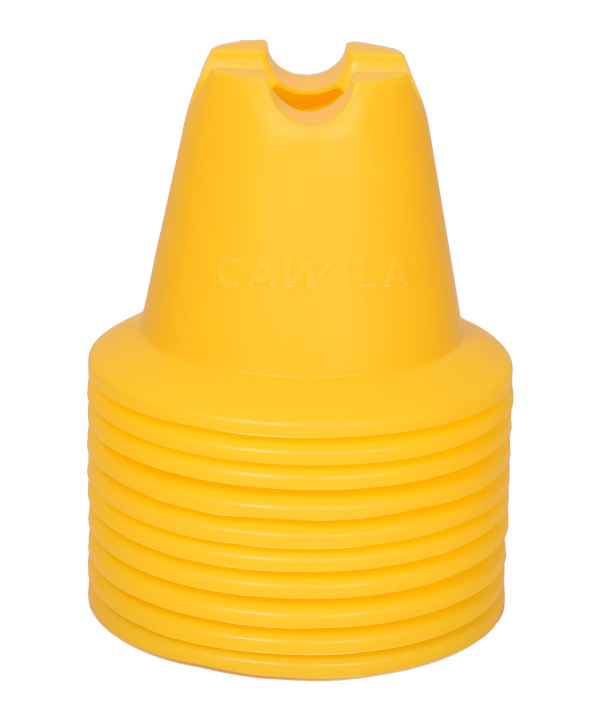 Cawila Mini-Pylone 10er Set Gelb - gelb