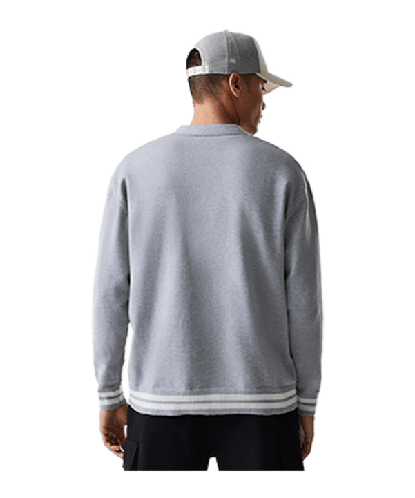 New Era MLB Knit Los Angeles Dodgers Jacke Grau - grau
