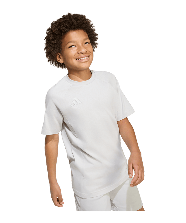adidas Tiro 25 Travel Trainingsshirt Kids Grau - grau
