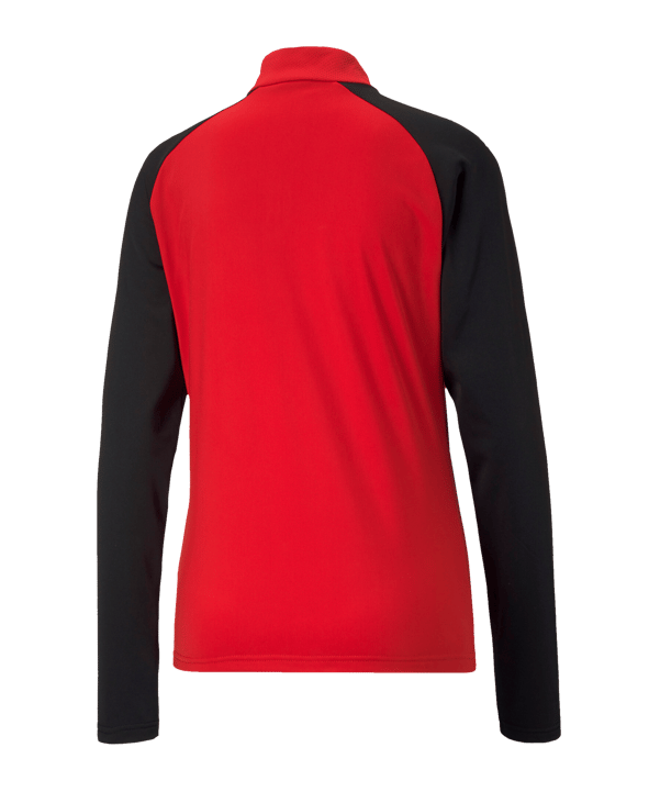 PUMA teamLIGA HalfZip Sweatshirt Damen Rot Schwarz F01 - rot