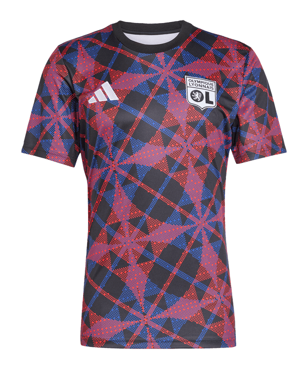 adidas Olympique Lyon Prematch T-Shirt 2025/2026 Schwarz - schwarz