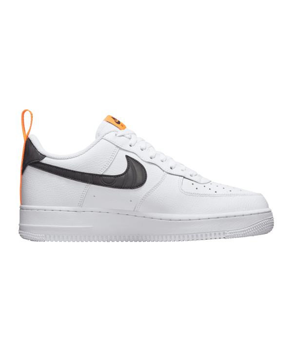 Nike Air Force 1 Weiss Schwarz F100 - weiss