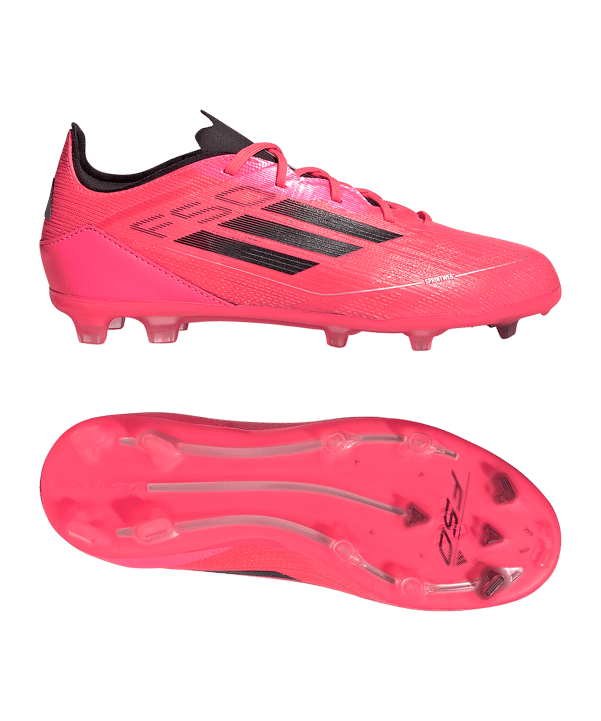 adidas F50 Pro FG Vivid Horizon Kids Pink Schwarz - rosa