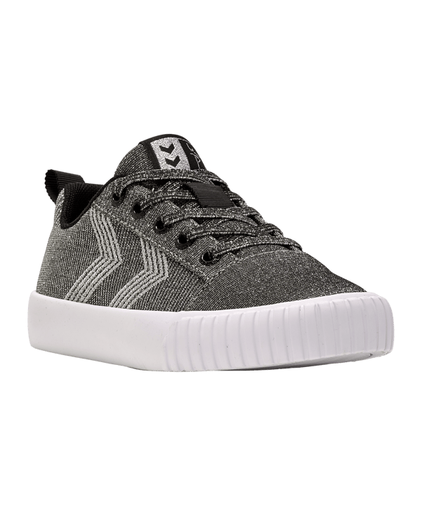 Hummel Base Court Glitter Sneaker Kids Schwarz F2001 - schwarz