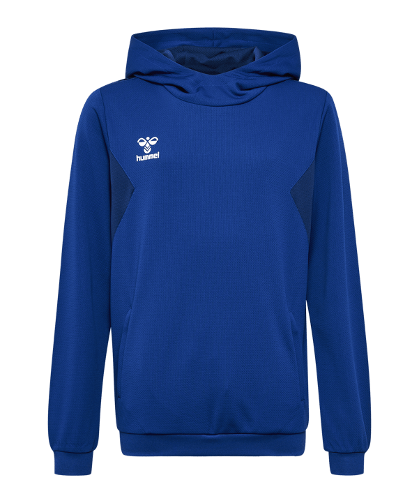 Hummel hmlAUTHENTIC PL Hoody Kids Blau F7045 - blau