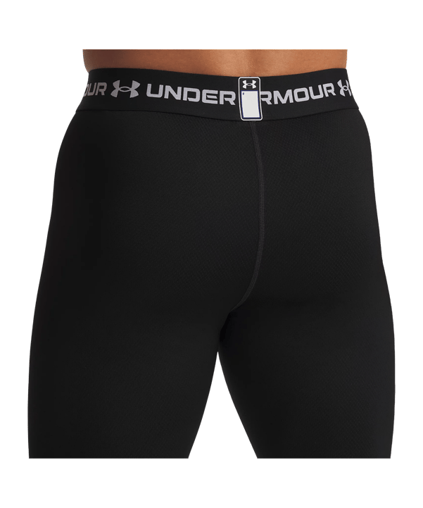 Under Armour Cold Weather Grid Leggings Schwarz F001 - schwarz
