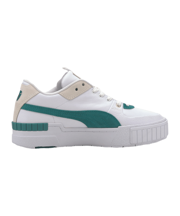 PUMA Cali Sport Heritage Damen Weiss Grün F03 - weiss