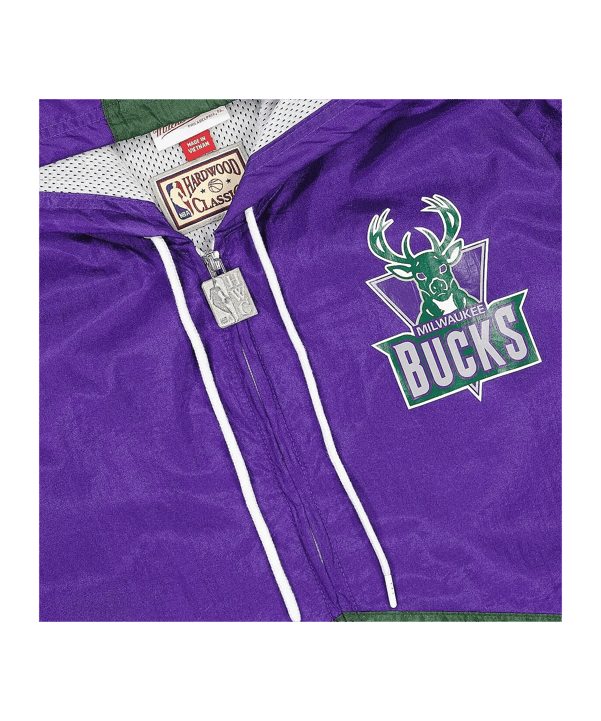 Mitchell and Ness NBA Windbreaker Jacke Lila