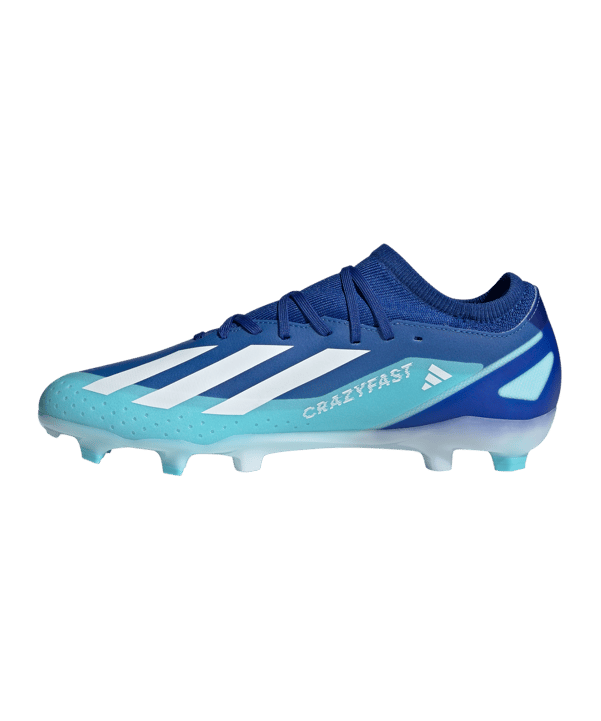 adidas X Crazyfast.3 FG Marinerush Blau Weiss Orange - blau