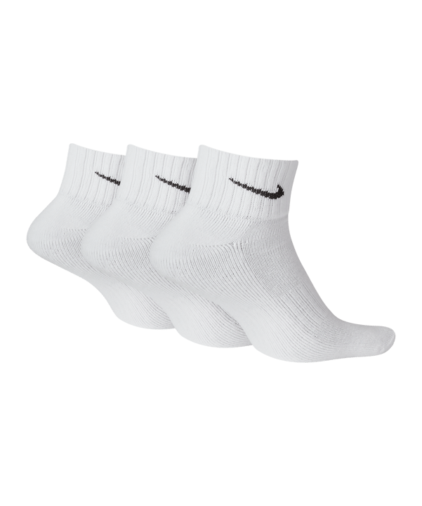 Nike Cushion Quarter Training Socken 3er Pack F101 - weiss