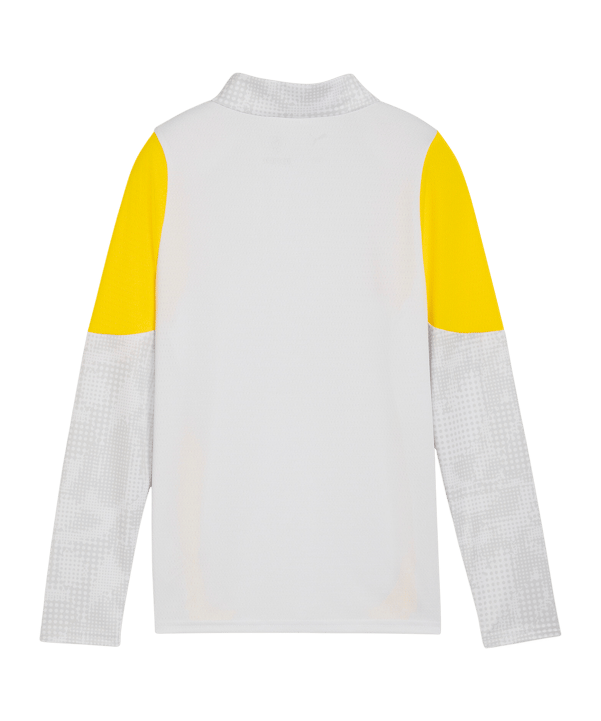 PUMA Borussia Dortmund Training 1/4 Zip Sweatshirt Kids Grau F18 - grau