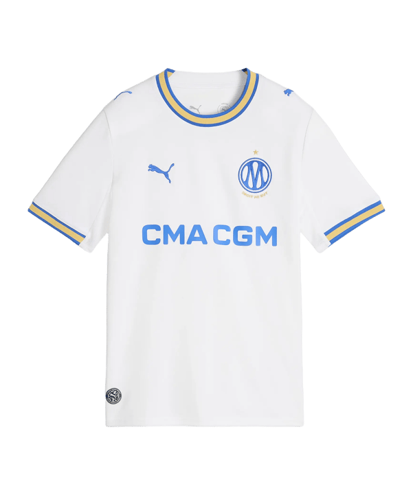 PUMA Olympique Marseille Maglietta Home 2026/2027 Bambini Bianco C01 - bianco