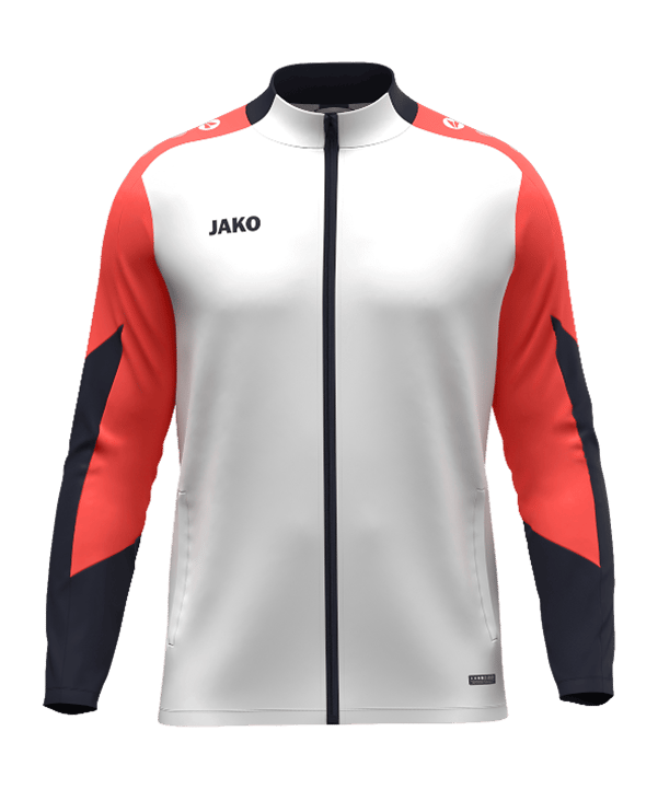 JAKO Dynamic Trainingsjacke Weiß F026 - weiss