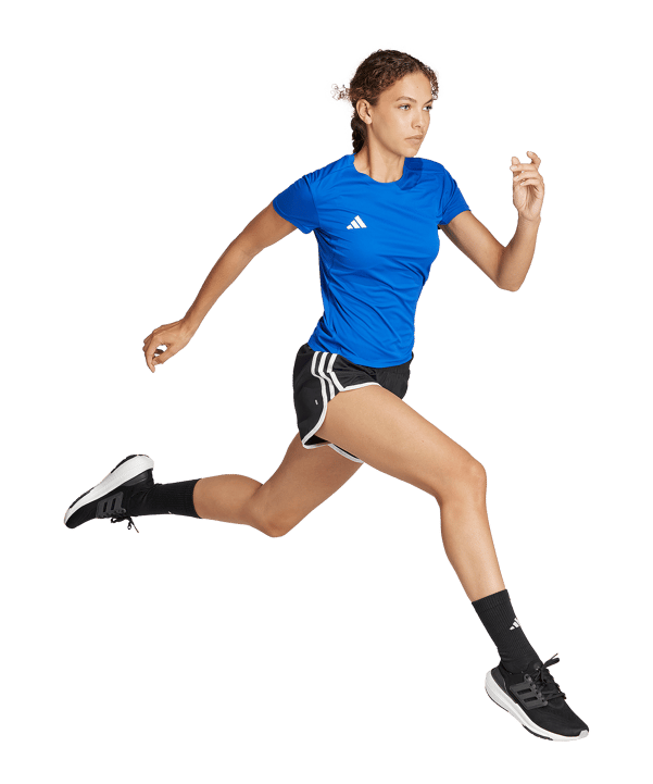 adidas Adizero T-Shirt Damen Blau - blau