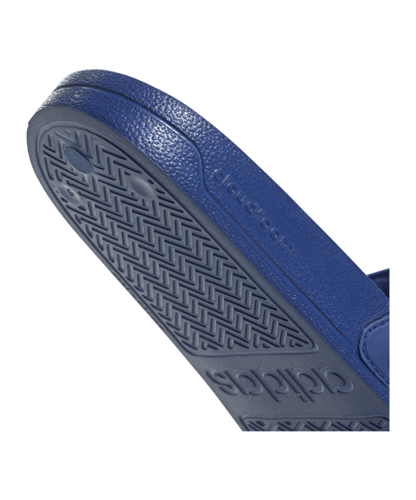 adidas Cloudfoam Adilette Shower Blau Weiss - blau