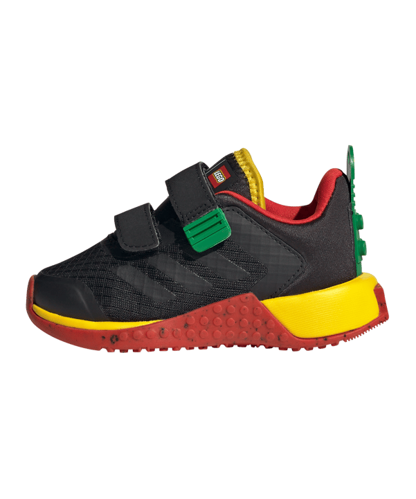 adidas DNA x LEGO® Hook And Loop Kids Schwarz Shoes Black - schwarz