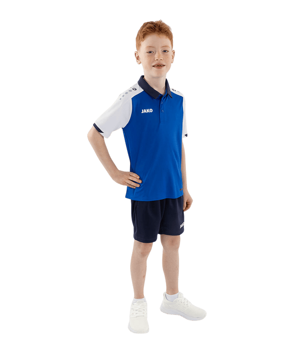 JAKO Dynamic Polo Kids Blau F405 - blau