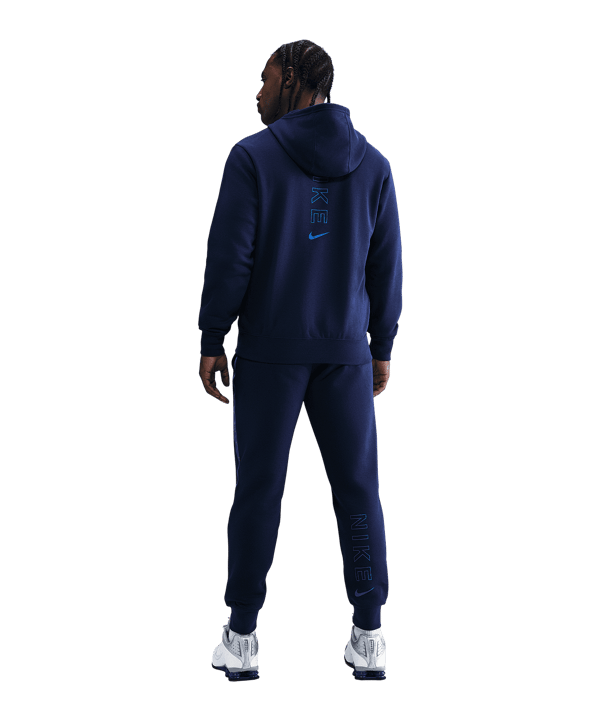 Nike NSW Club Jas met capuchon Blauw K492 - blauw