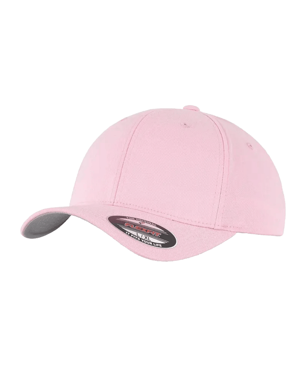 Flexfit Wooly Combed Baseball Mütze Rosa - rosa