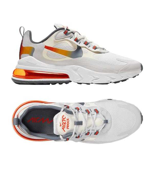 Nike Air Max 270 React Sneaker Weiss F100 - weiss