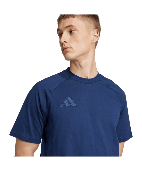 adidas Tiro 25 Travel Trainingsshirt Blau - blau