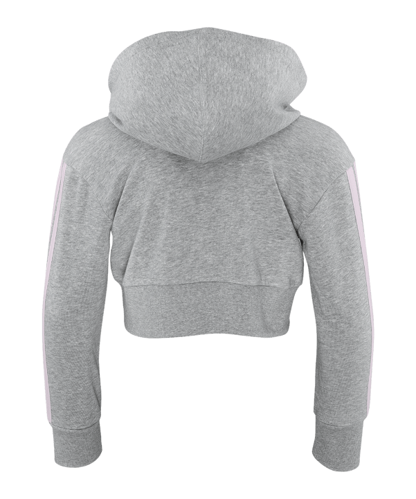 adidas FC Schalke 04 Kapuzenjacke Kids Grau - grau