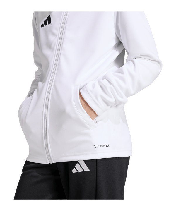 adidas Entrada 26 Trainingsjacke Kids Weiß - weiss