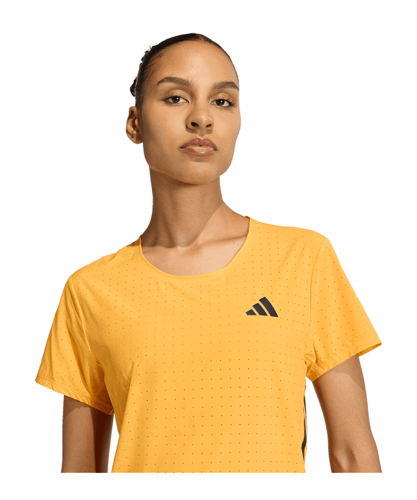 adidas Adizero Running T-shirt Dames Orange - oranje