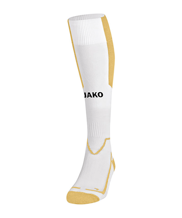 JAKO Lazio Stutzenstrumpf Weiss Gold F20 - weiss