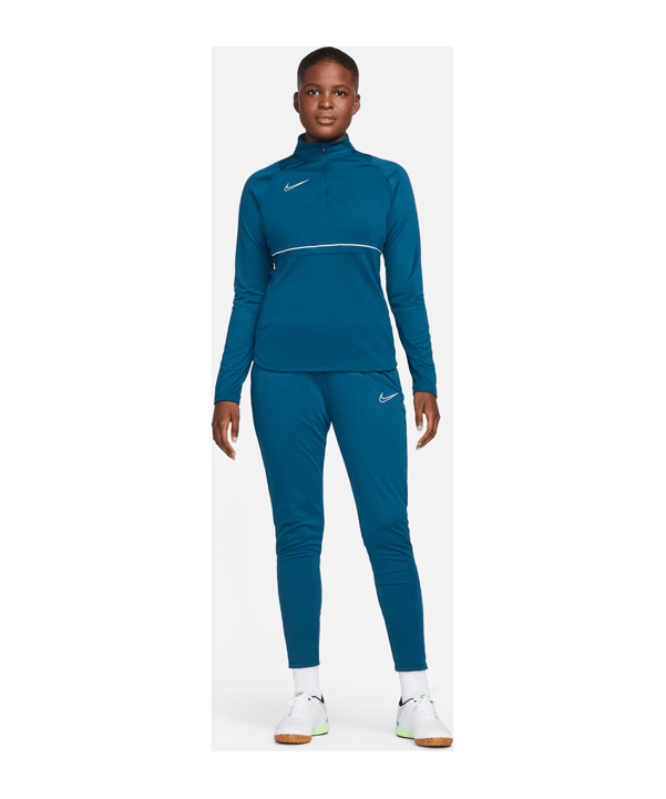 Nike Dri-FIT Academy HalfZip Sweatshirt Damen F460 - blau