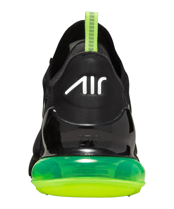 Nike Air Max 270 ESS Schwarz Gelb Silber F001 - schwarz
