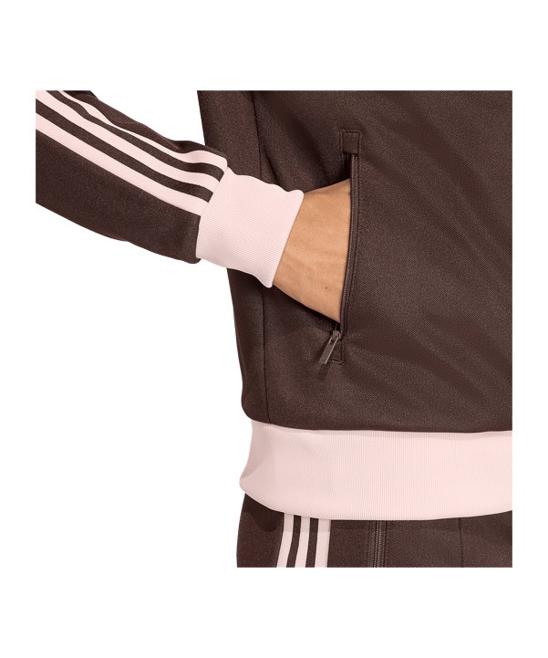 adidas Originals Classic Track Jacke Damen Braun - braun